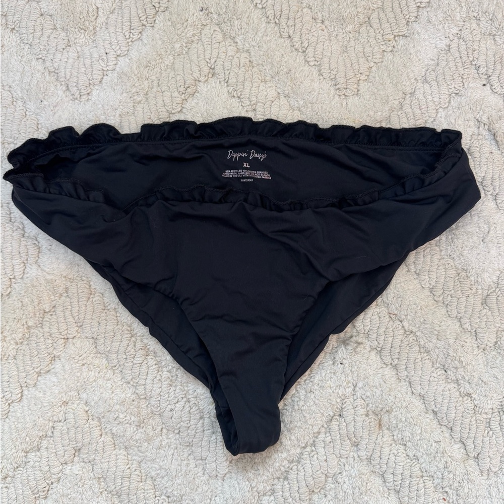Dippin' Daisy's Black Classic Bikini Bottom